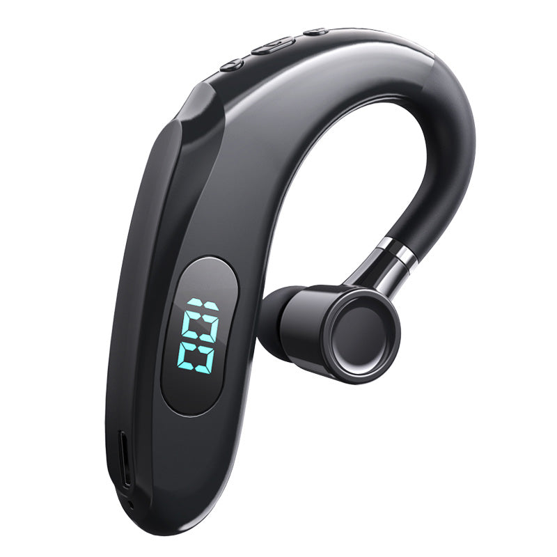 Q20 Wireless Bluetooth Headphones with LED Digital Display Single Ear Hook Earphones Q20 Wireless Bluetooth Headphones with LED Digital Display Single Ear Hook Earphones